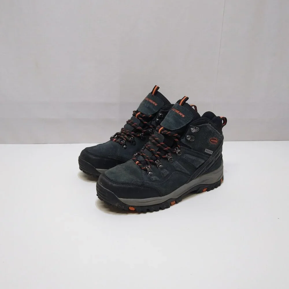 Skechers Relment Pelmo Relaxed Fit Men's 7M Lace Up Waterproof Hiking Boot 64869
